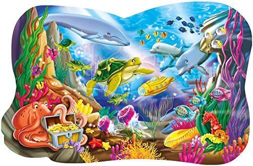 Clementoni Cute Farm and Ocean Animals Shaped 60-Piece Puzzle 2-Pack