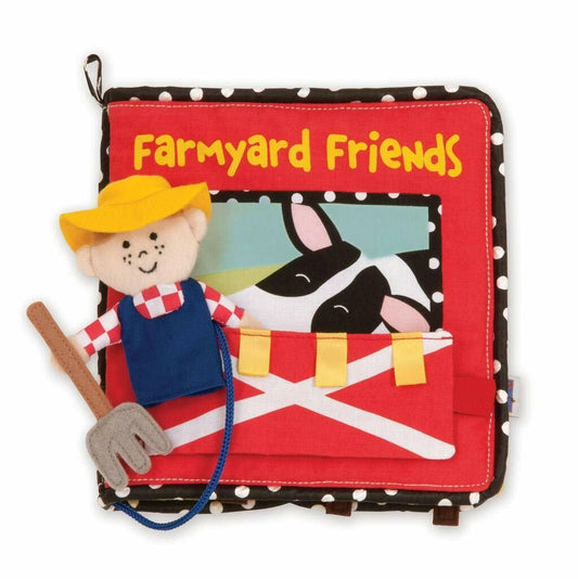 Manhattan Toy Farmyard Friends Soft Activity Book