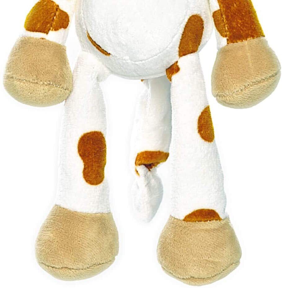 Teddykompaniet Diinglisar Spotted Cow Plush Musical Pull Stuffed Animal Toy, 10"