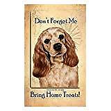 Cocker Spaniel Blonde Dog Baggage Buddies Luggage Tag 4"