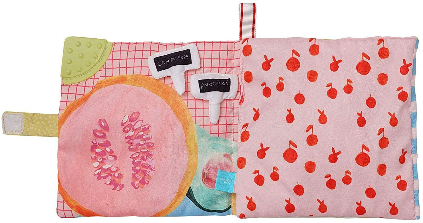 Manhattan Toy Mini-Apple Farm Soft Activity Crinkle Book for Baby & Toddler