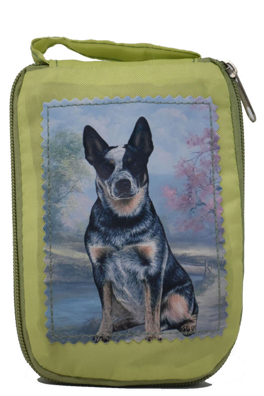 Australian Cattle Dog Foldable Tote Bag - Durable, Waterproof - Zipper Market