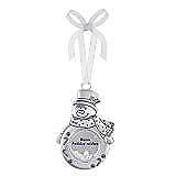 Ganz Warm Holiday Wishes Zinc Decorative Hanging Snowman Ornament