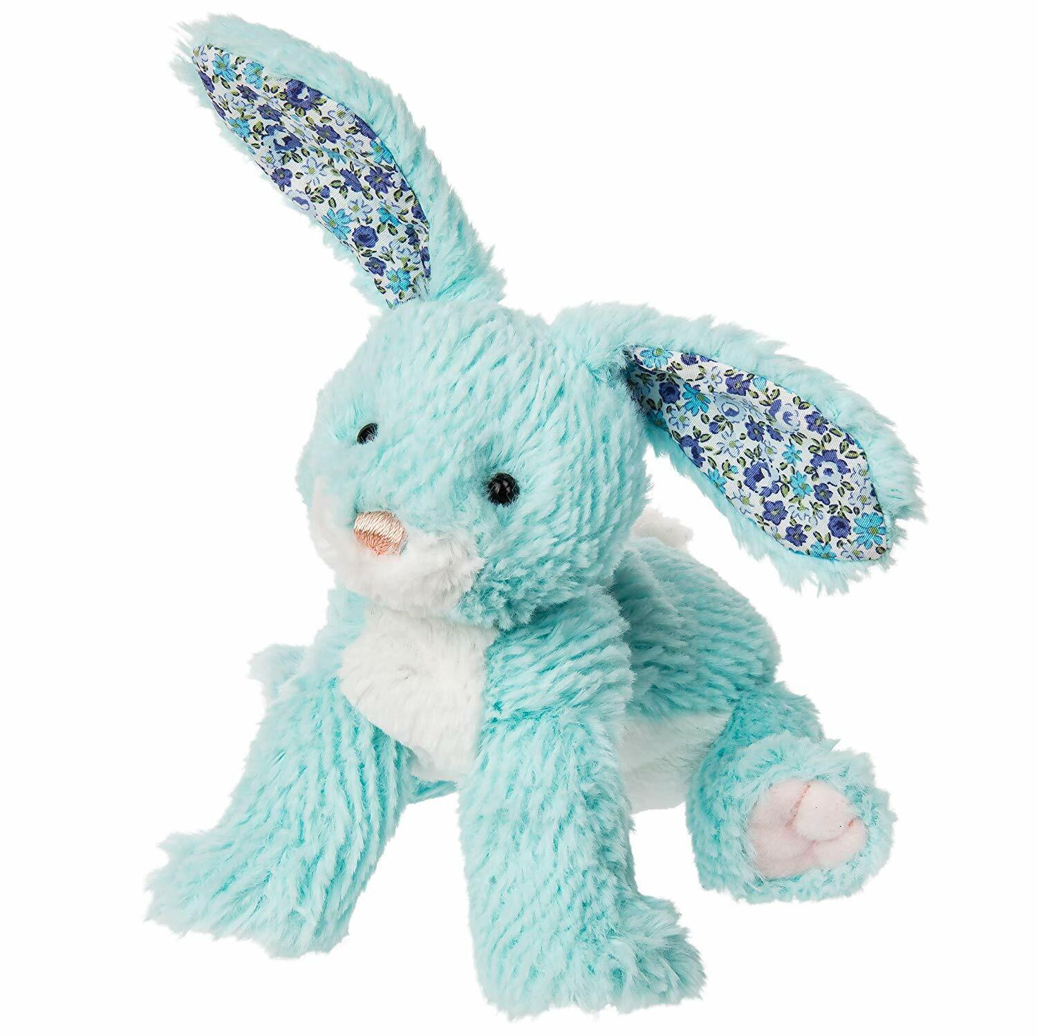 Mary Meyer Fabfuzz Stuffed Animal Soft Toy Berry Bunny, 7-Inches, Aqua