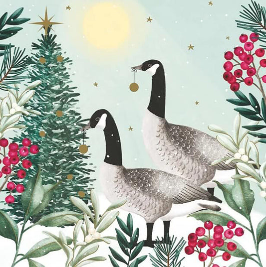 Paperproducts Design"Goose & Gander" Paper Cocktail/Beverage Napkins, Set of 20