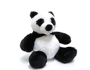 Wishpets Sitting Potbelly Panda Plush Stuffed Animal Toy, 7"