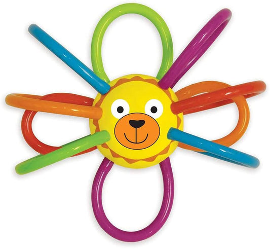 Manhattan Toy Zoo Winkel Lion Rattle and Sensory Teether