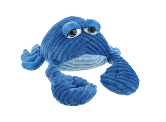 Ganz Ribbles Blue Crab Corduroy Plush Stuffed Animal Toy, 13"