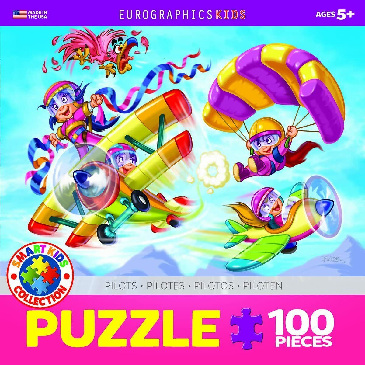 EuroGraphics Girl Power! Aviators Jigsaw Puzzle (100-Piece)