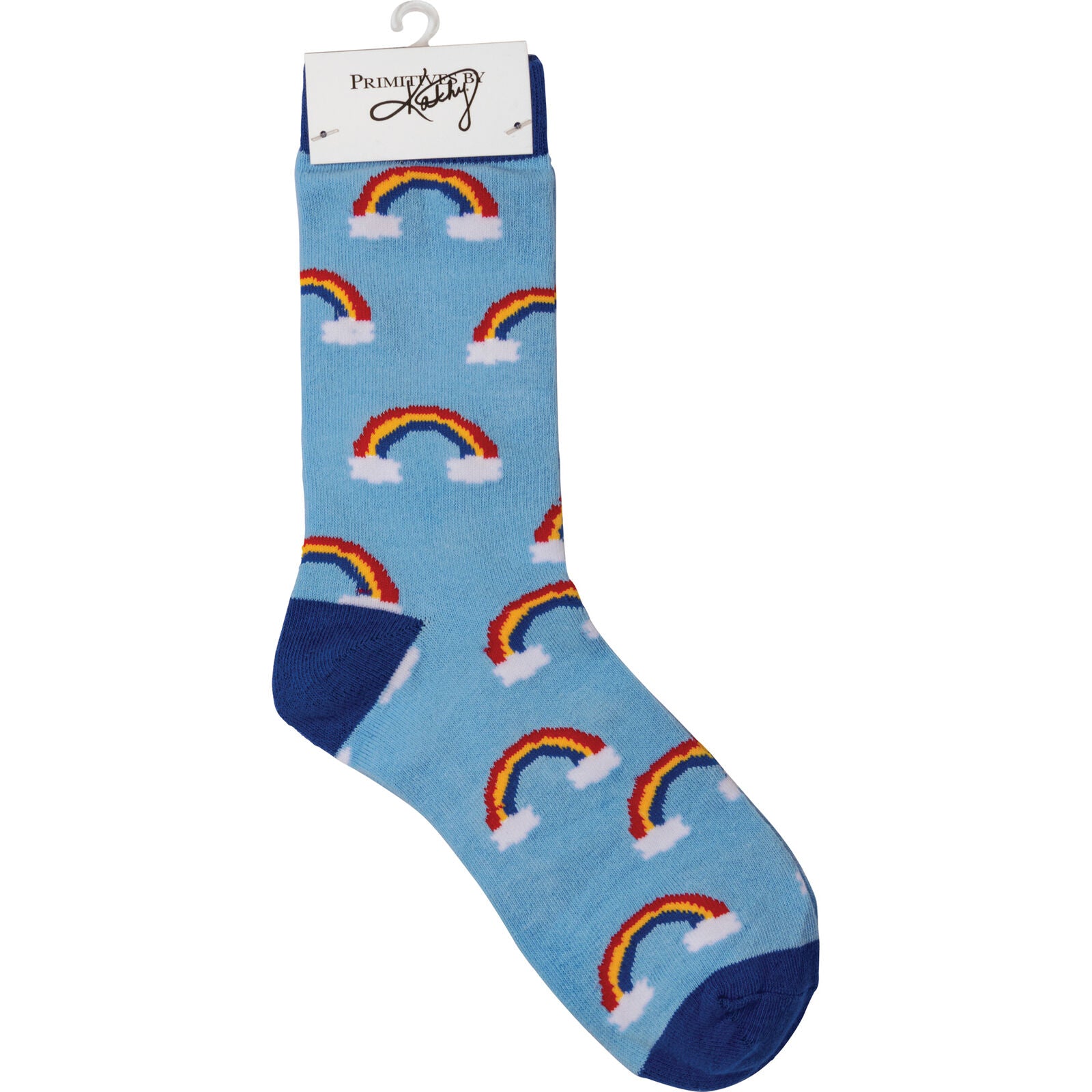 Primitives by Kathy Box Sign & Pair of Socks Set - Rainbow Always Be Yourself