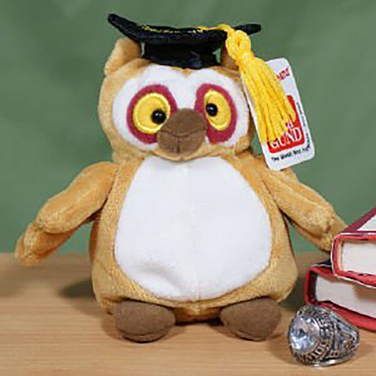 Graduation Beanbag Owl from Gund, 4"