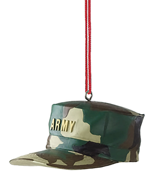 Midwest-CBK Army Hat Cover Military Resin Stone Decorative Hanging Ornament