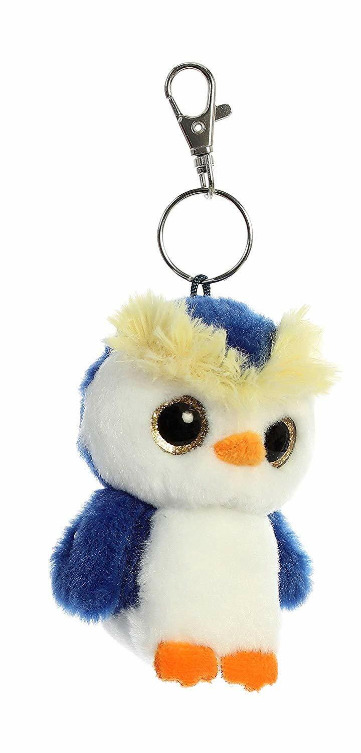 Aurora World Inc. YooHoo 3.5" Skipee Penguin Keychain Plush Stuffed Animal