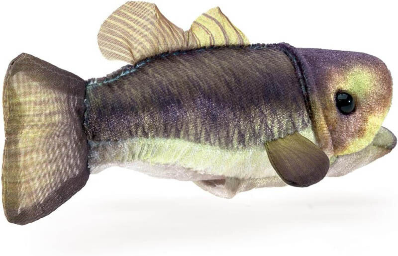 Folkmanis Mini Largemouth Bass Finger Puppet