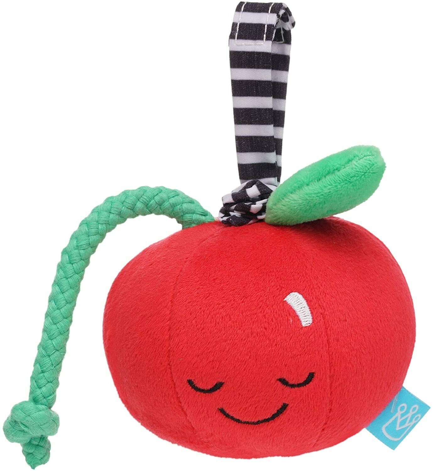 Manhattan Toy Mini-Apple Farm Apple Baby Take Along Activity Clip On, 4"