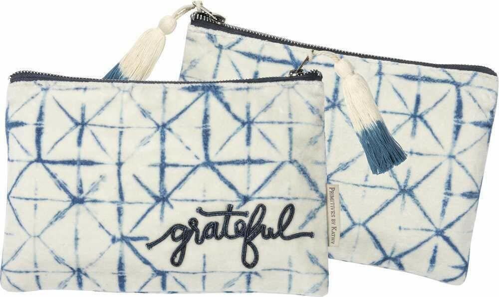 Primitives by Kathy Zipper Pouch - Grateful