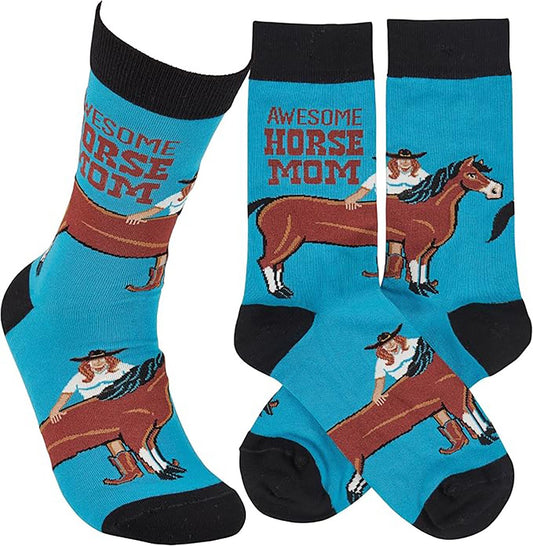 Primitives by Kathy Socks - Awesome Horse Mom Socks, One Size, Unisex