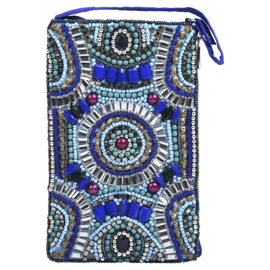 Bamboo Trading Company Cell Phone or Club Bag, Blue Mosaic