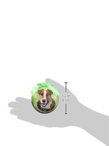 Jack Russell Christmas Ornament Shatter Proof Ball Easy To Personalize