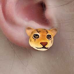 Jaguar Earrings Post