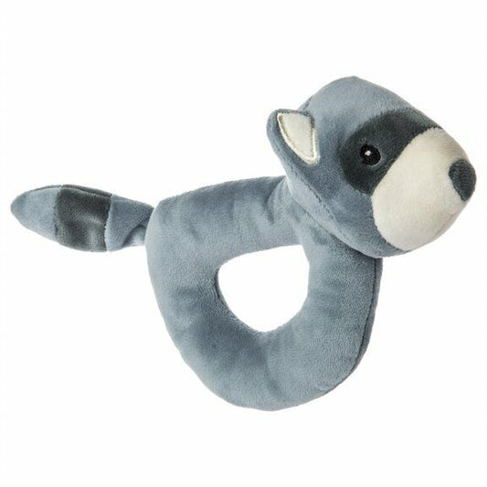 Mary Meyer Leika Baby Rattle, 6-Inches, Little Raccoon