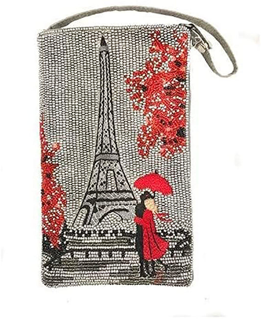 Bamboo Trading Company Cell Phone or Club Bag, SHB444 Paris Romance