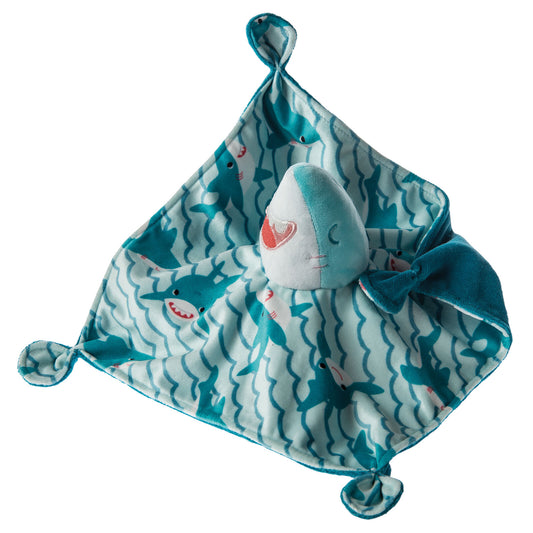 Mary Meyer Soothie Security Blanket, 10 X 10", Sweet Shark