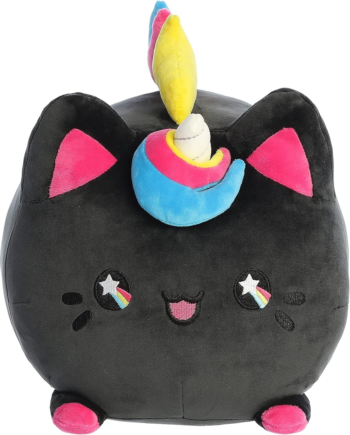 Aurora® Enchanting Tasty Peach® Ink Drop Unicorn Meowchi Stuffed Animal, 16 in