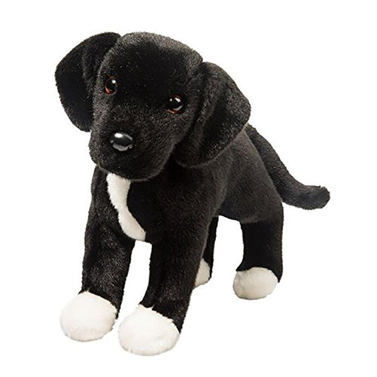 Douglas Toys Twister Black Lab / Pitbull Mix Plush Dog, 17"