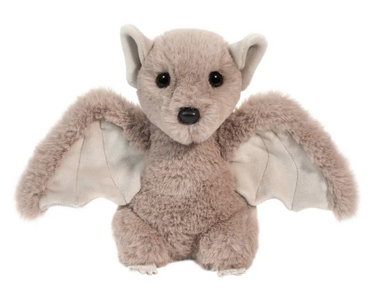 Douglas Cuddle Toys Mini Flappie Soft Brown Bat Plush Stuffed Animal, 8"