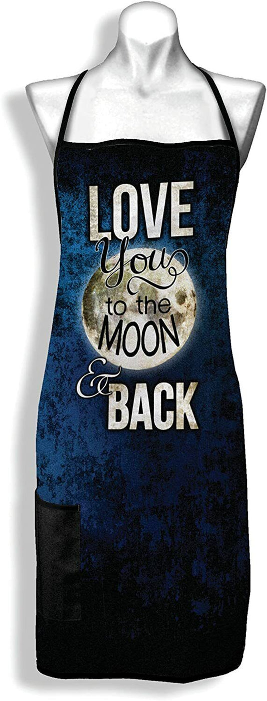 Spoontiques Love You to the Moon and Back Apron, One Size