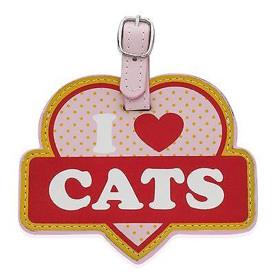 LittleGifts I Love Cats Luggage Tag