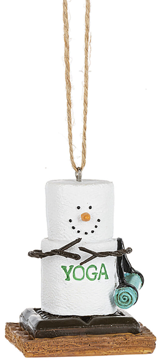 Midwest-CBK S'mores Yoga Ornament Holiday Ornament