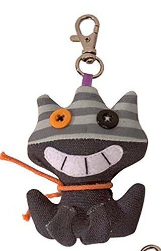 Halloween Gray Cat Backpack Clip 4" by Gund