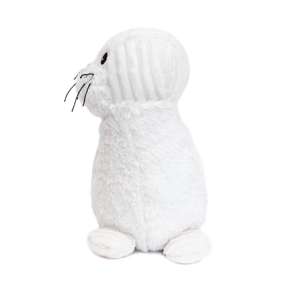 LES DÉGLINGOS Ptipotos Seal White Plush Toy Stuffed Animal