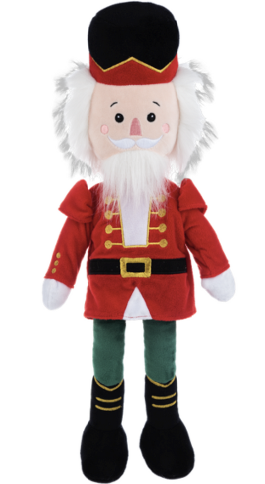 Ganz Holiday Toy Soldier Nutcracker Plush Stuffed Animal Toy, 20"