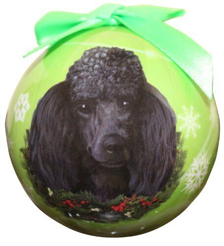 Poodle Christmas Ornament Shatter Proof Ball Easy To Personalize