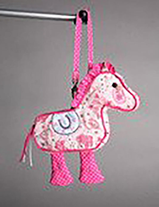 Douglas Cuddle Toys Plush Pink Horse Sillo-ette Wristlet Purse