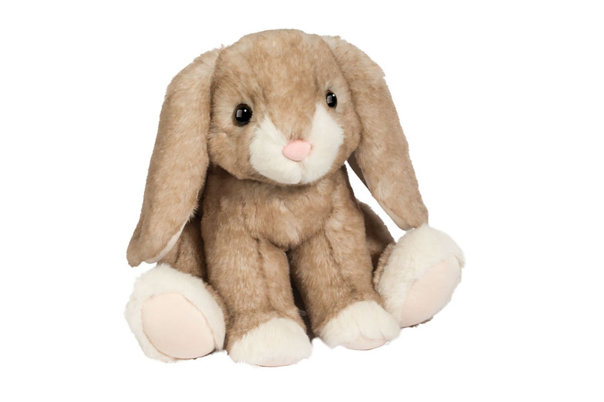 Douglas Toys Artie Natural Tan Bunny Stuffed Animal Toy with White Feet, 8"