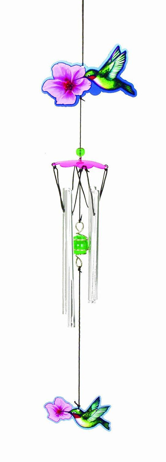 Spoontiques Hummingbird Glass Wind Chime