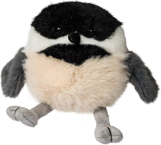 Mary Meyer Stuffed Animal Rolly Birds Small Plush Soft Toy, 5-Inches, Chickadee