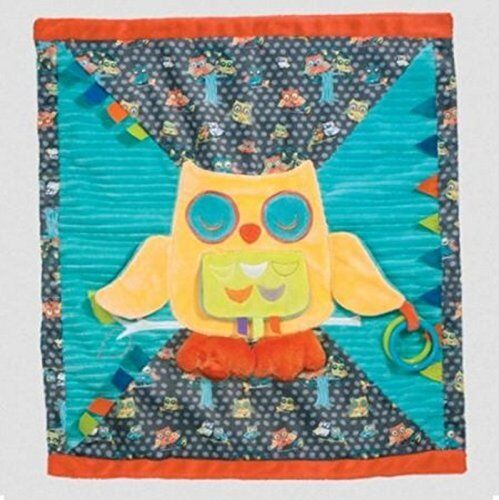 PlayTivity Owl Blankee Activity Blanket 17" by Douglas Cuddle Toys