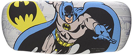 Spoontiques Padded Retro Batman Eye Glass Case with Matching Lens Cloth