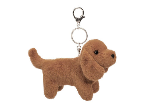 Douglas Toys Plush Stuffed Animal Backpack, Bag Charm, Red Dachshund, 7"