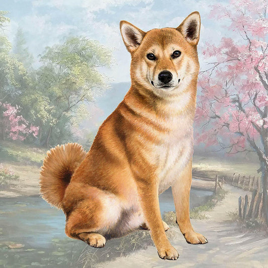 Shiba Inu Tabletop Drink Coaster (1)