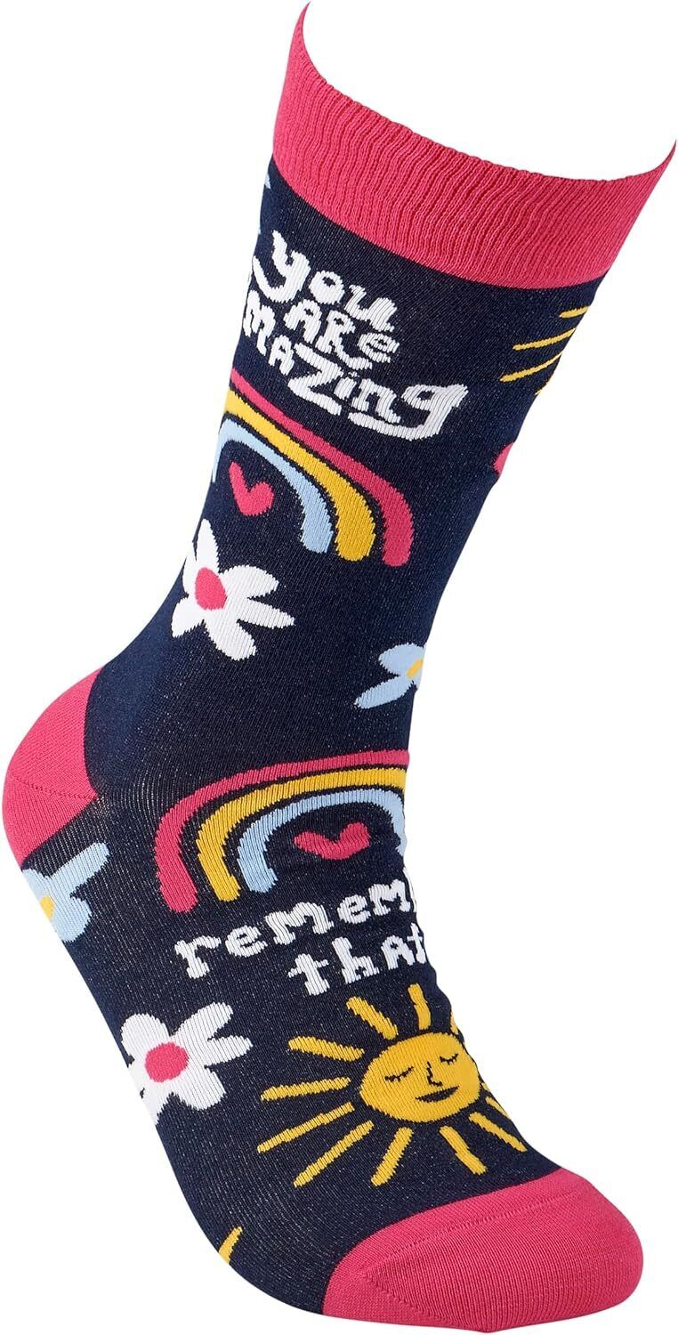 Primitives by Kathy Socks - You Are Amazing Socks, One Size, Unisex
