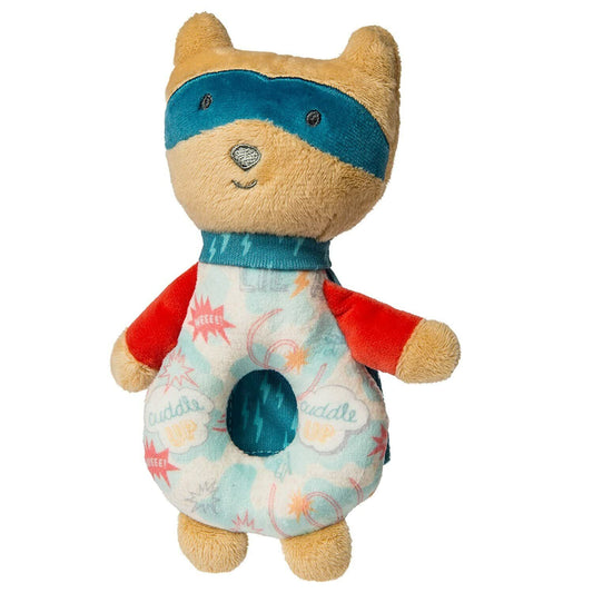 Mary Meyer Soft Ring Baby Rattle, 6-Inches, Lil' Hero