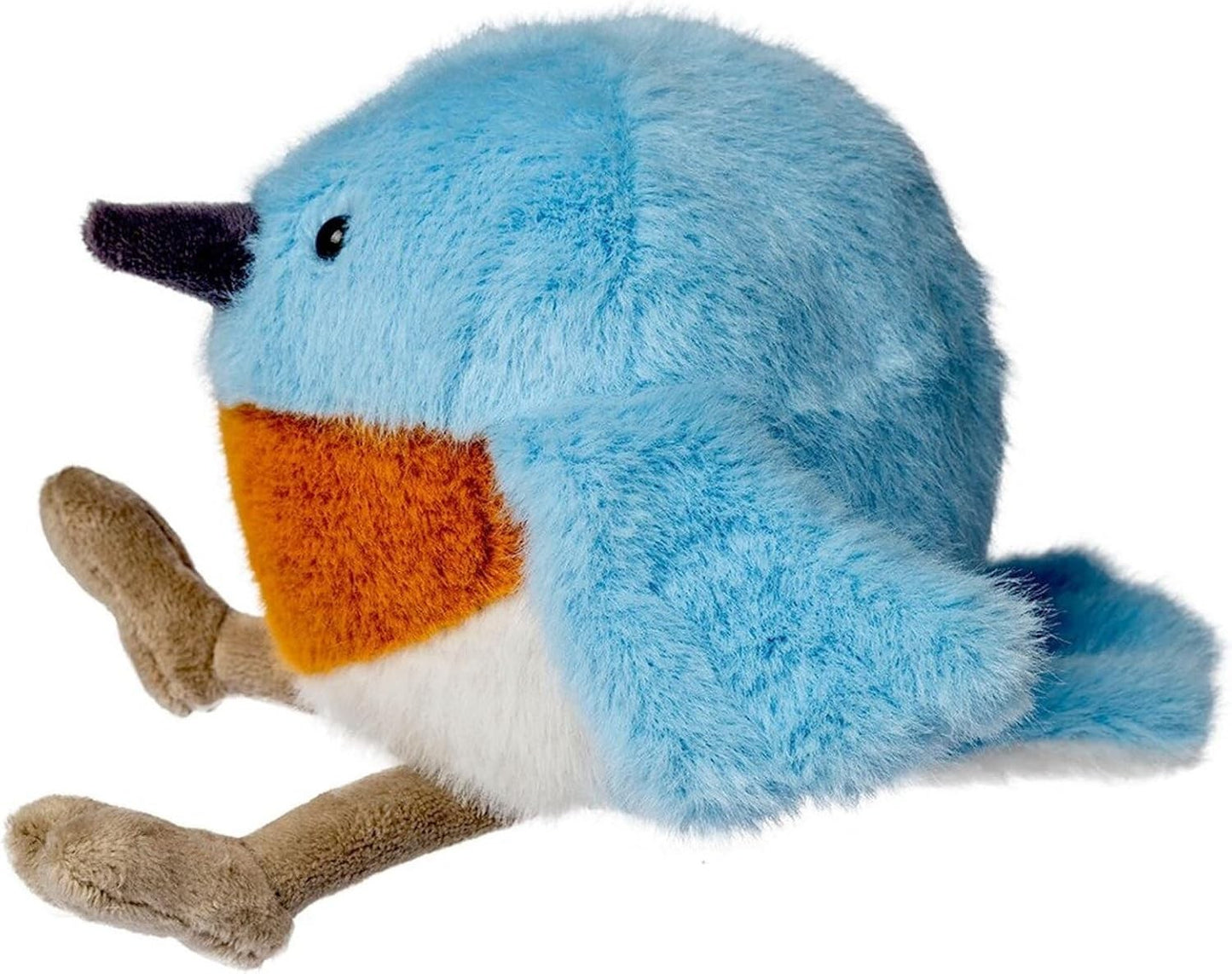Mary Meyer Stuffed Animal Rolly Birds Small Plush Soft Toy, 5-Inches, Bluebird