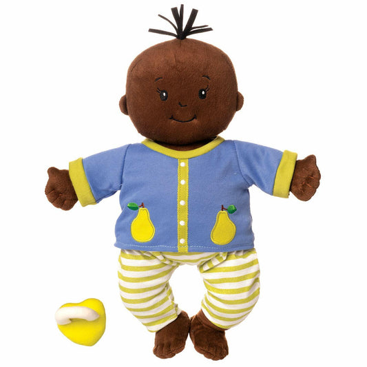Manhattan Toy Baby Stella Ethnic Brown Doll 15" Soft First Baby Doll