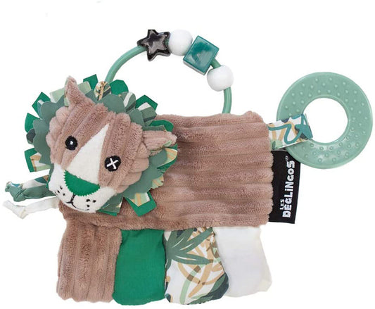 Deglingos Activity Rattle Jelekros - Lion -Teething Ring
